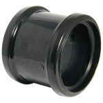 SP105 Grey 110mm Double Socket Straight Coupling
