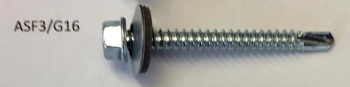 5.5 x 50 Hex Hd Self Drill Screw c/w Washer 5.5 x 50 Hex Hd Self Drill Screw c/w Washer