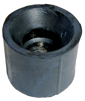 Soft Black Rubber Door Retainer Female Soft Black Rubber Door Retainer Female