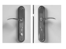 Hooply Lever Door Handles RH Hinged Door (Pair) 2018T Hooply Lever Door Handles RH Hinged Door (Pair) 2018T