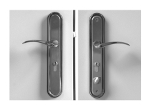 Hooply Lever Door Handles LH Hinged Door (Pair) 2018T Hooply Lever Door Handles LH Hinged Door (Pair) 2018T