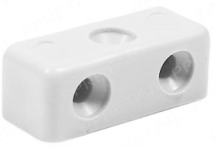 Modesty Screw Block White Modesty Screw Block White