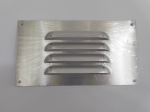 6.5" x 3.5" Fixed Louvre Alloy Vent Without Flyscreen 6.5" x 3.5" Fixed Louvre Alloy Vent Without Flyscreen