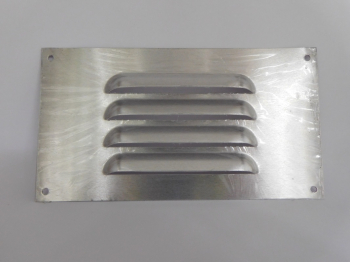 6.5Inch x 3.5Inch Fixed Louvre Alloy Vent Without Flyscreen 6.5Inch x 3.5Inch Fixed Louvre Alloy Vent Without Flyscreen