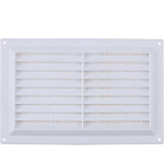 Vent Map Louvre White 9" x 6" With Flyscreen