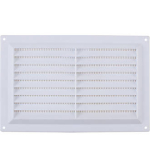 Vent Map Louvre White 9" x 6" With Flyscreen Vent Map Louvre White 9" x 6" With Flyscreen
