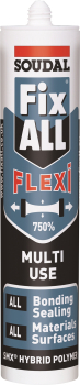 White 290ml Fix All Adhesive Sealant With Fungicide White 290ml Fix All Adhesive Sealant With Fungicide