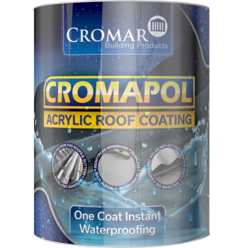 Cromar Cromapol Acrylic Roof Coating, Grey, 5kg
