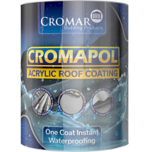 Cromar Cromapol Acrylic Roof Coating, Grey, 5kg Cromar Cromapol Acrylic Roof Coating, Grey, 5kg