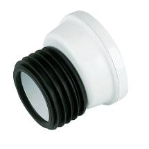 SP102 White Kwickfit Offset Pan Connector 110mm