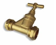15mm Stop Tap Brass Compression Ended