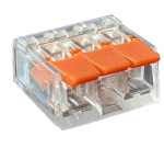 Deligo 3 Pole Quick Connector Terminal Pack of 50 Deligo 3 Pole Quick Connector Terminal Pack of 50