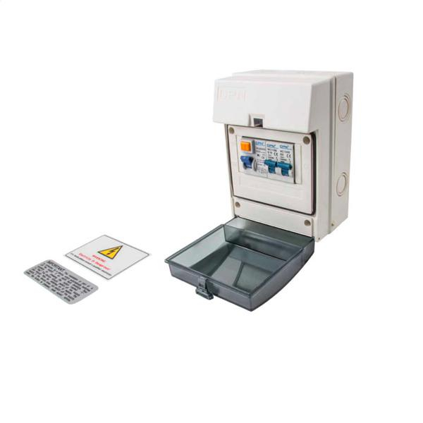 Cudis Garage Consumer Unit Cudis IP65 Mini Consumer Unit (Garage) 4 ...