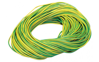 3mm PVC Sleeving Green/Yellow 100M Coil