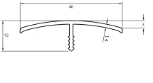 40 x 12 H-Section Lid White 3.05 Mtr HS062 40 x 12 H-Section Lid White 3.05 Mtr HS062