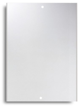 12inch x 9inch Mirror, Drilled 2 Holes Polished Edges, Safety Backed