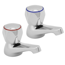 Basin Taps Chrome Plated  (pair) Basin Taps Chrome Plated  (pair)