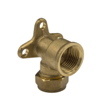 15mm x 1/2inch BSP Wallplate Compression Elbow 15mm x 1/2inch BSP Wallplate Compression Elbow