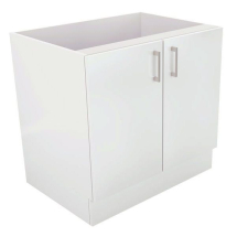 1000 x 600 Gable Ended Base Unit 2 Door White 1000 x 600 Gable Ended Base Unit 2 Door White