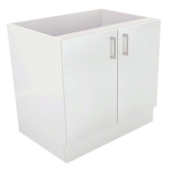1000 x 600 Gable Ended Base Unit 2 Door White 1000 x 600 Gable Ended Base Unit 2 Door White