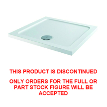 800mm x 800mm Shower Tray ABS 40mm Depth - Incl. 90mm Waste