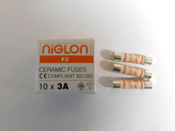 3A Cartridge Fuse Niglon 3A Cartridge Fuse Niglon