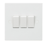 3 Gang 2 Way Plate Switch