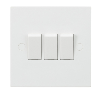 3 Gang 2 Way Plate Switch 3 Gang 2 Way Plate Switch