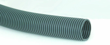 Grey Convolute Polyprop Hose 23.5mm id, 50Mtr Coil