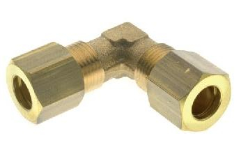 8mm Equal Elbow Brass Compression Fitting