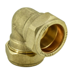 15mm Equal Elbow Brass Compression Fitting