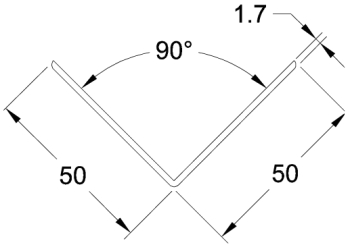 50 x 50 Angle AN052 50 x 50 Angle AN052