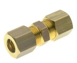 Equal Straight Brass Compression Fitting Equal Straight Brass Compression Fitting