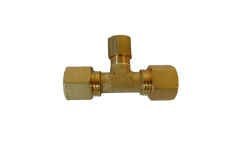Unequal Tee Brass Compression Fitting